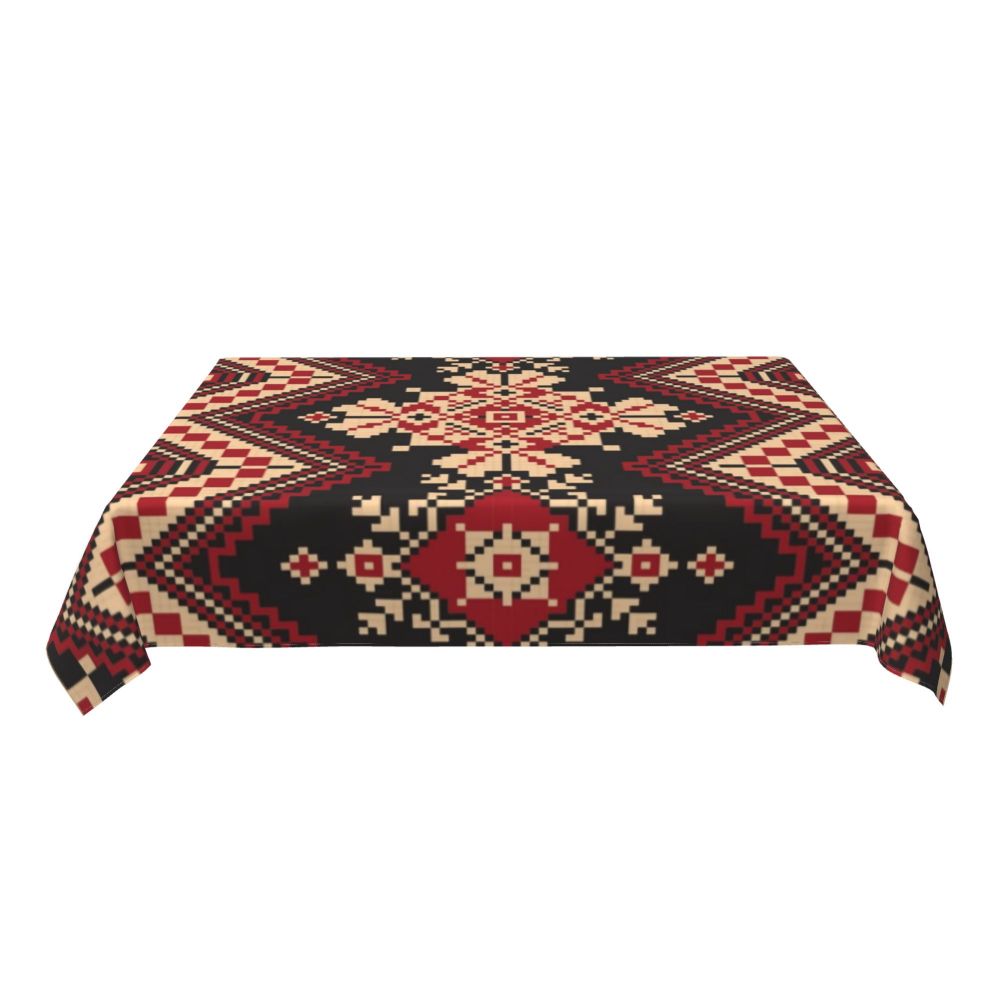 Palestinian Embroidery Tatreez Art Table Cover