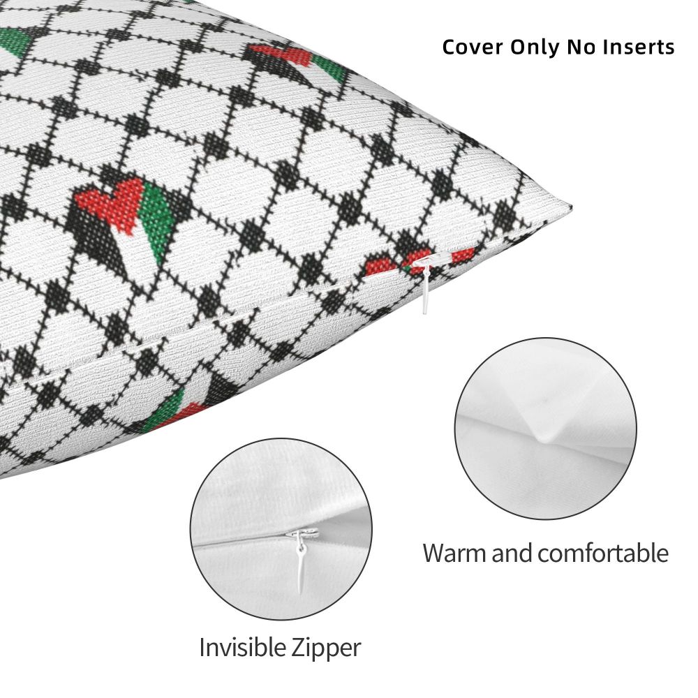 Palestine's Luxury Throw Pillow Case